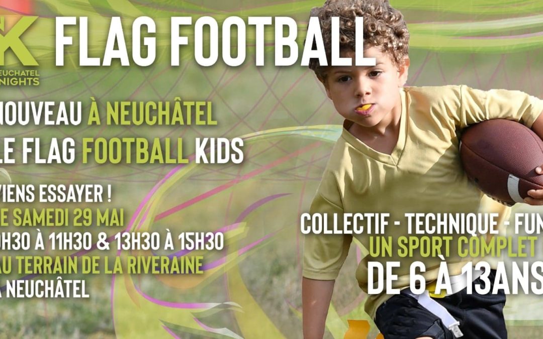 Nouveau à neuchâtel – flag football kids