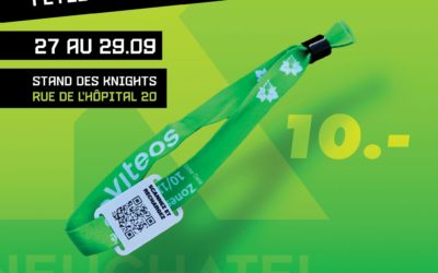 Vente bracelets Fête des Vendanges 2024
